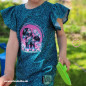 Preview: Bügelbild Einhorn Black Edition Nr. 8